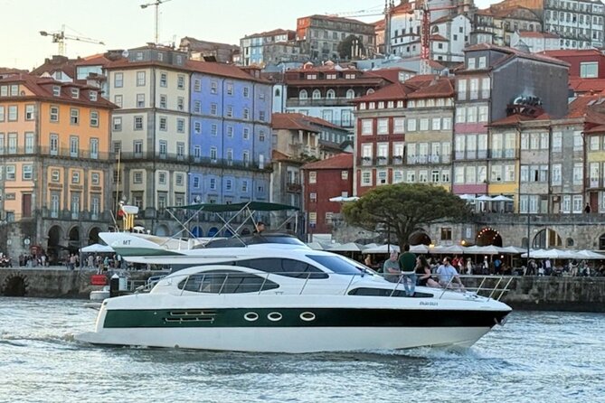 Porto: Luxury Yacht Cruise with Wine Tasting & Snacks - Porto and Gaia seen from the Douro