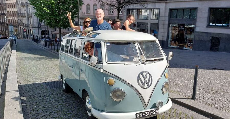 Porto: Private Sightseeing Tour by VW Kombi (2–8 People) - Atlantic air, local streets, and a quick pace