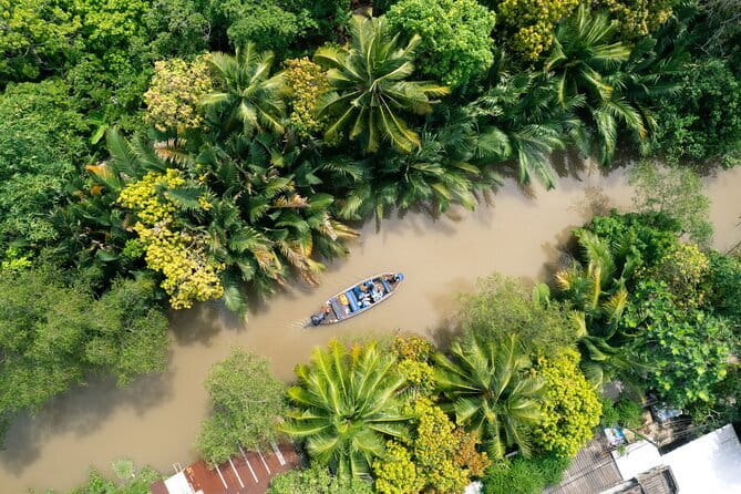 Premium Can Tho Small Canal Tour in Mekong Delta - The covered wooden boat ride
