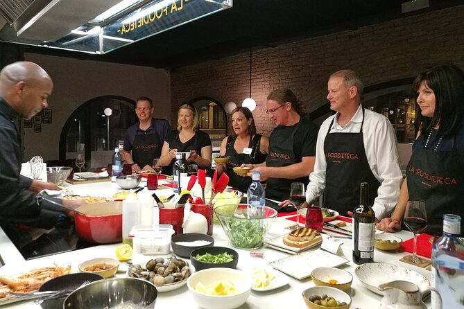 Premium Cooking Class in Designer Loft: Paella & Spanish Tapas - From tomato bread to paella