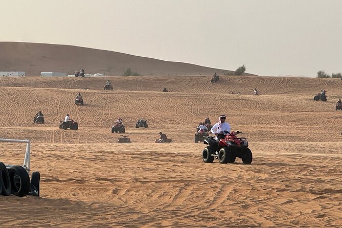 Premium Desert Safari Activities for Group and Family - A sunset stop above the desert