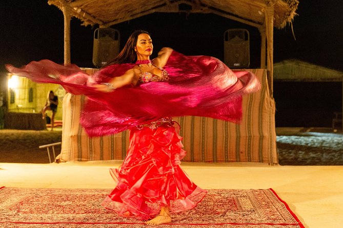 Premium Dubai Desert Safari with BBQ Dinner in the Red Dunes - BBQ dinner under the stars