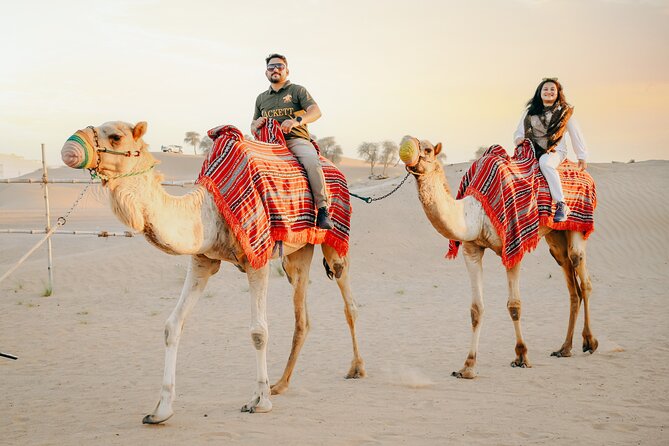Premium Dubai Desert Safari with Dune Bashing, BBQ, Live Shows - Red Dunes and the sunset photo stop