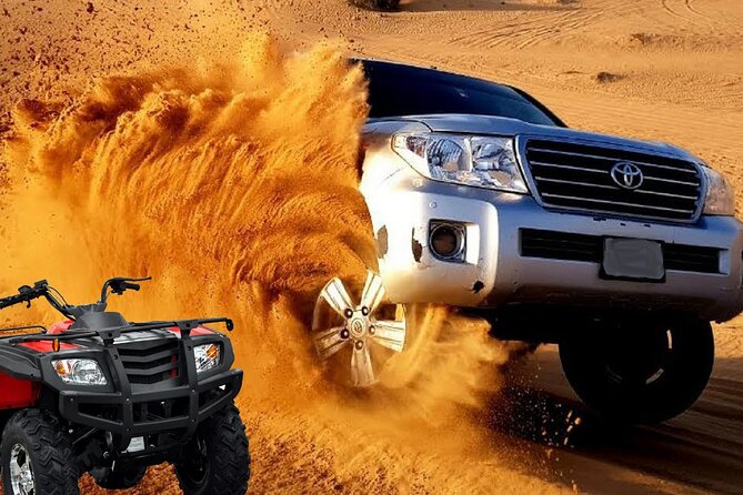 Premium Evening Desert Safari with Quad Bike, Camel Ride and BBQ Dinner - Key points to know before booking