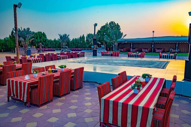 Premium Evening Dessert Safari with BBQ Dinner & Camel Ride - The Dubai pickup and the road to the desert