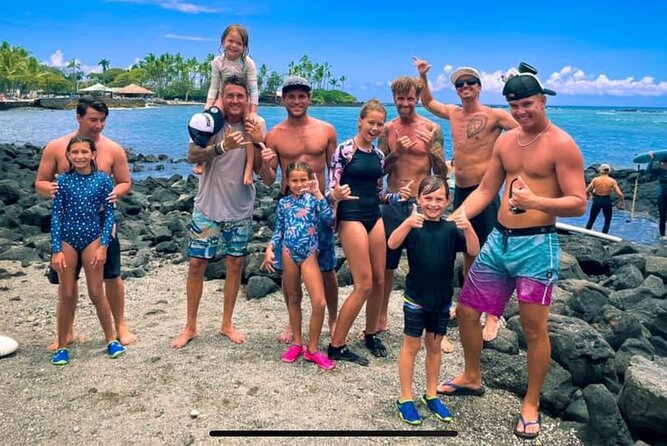 Premium group surf lessons- Kona’s Best Surf Lessons - Why Kahaluu Bay makes a practical surf classroom