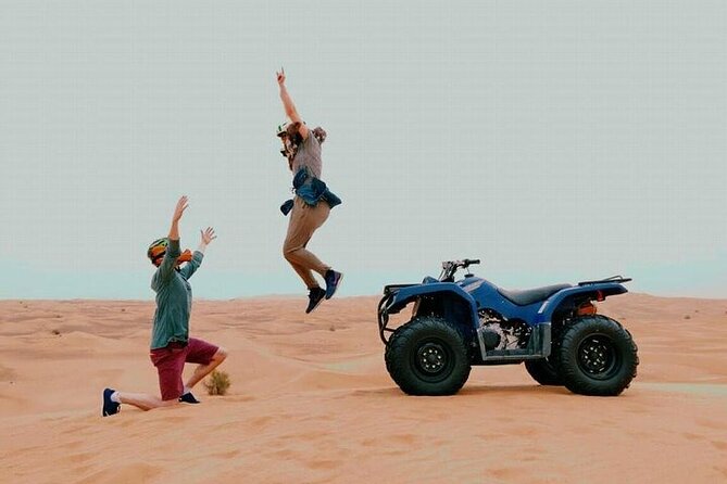 Premium Morning Red Dunes with Quad Bike - Sandboarding on the Lehbab slopes