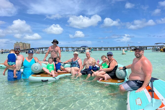 Premium Non-Private 3 Hour Crab Island Tour with Bathroom - Shared floats, paddle boards, and snorkeling gear