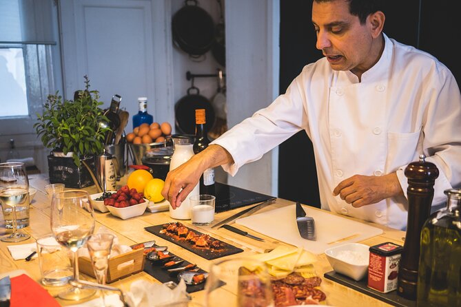 Premium Paella Cooking Class & 10 Spanish Tapas - From La Boqueria to a Catalan dining room