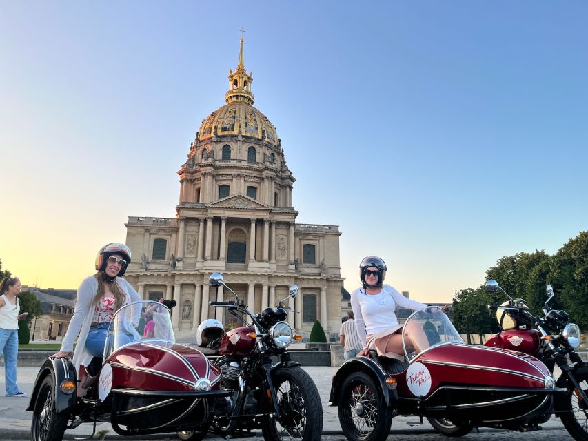 Premium Paris Monuments Tour - Paris by sidecar, with the city open around you