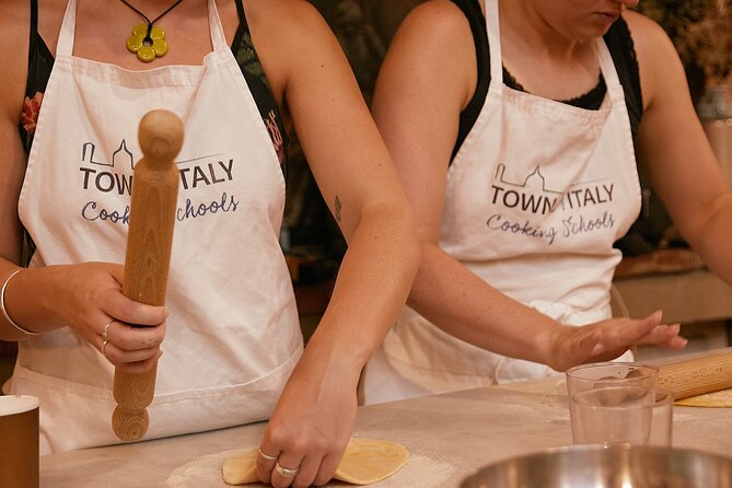 Premium Pasta and Gelato Cooking Class in Florence - Eating your work with wine and soft drinks