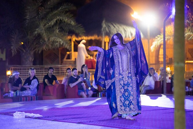 Premium Red Dunes Bashing with Quad Bike, Camel, Falcon &VIP Camp - Henna, shisha, and three evening shows