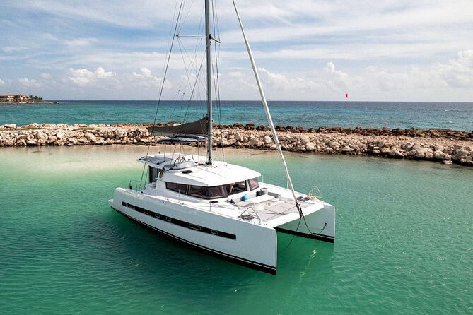 Private 40' Bali Catamaran – Drinks & Food Included - Leaving from Puerto Aventuras, not Tulum