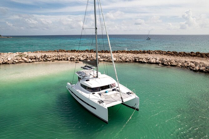 Private 40' Bali Catamaran – Drinks & Food Included - The Caribbean cruise and reef stop