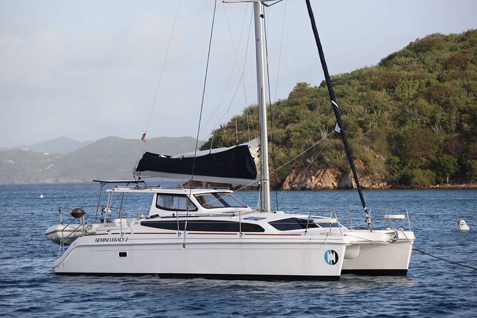 Private Full Day, Fun Day Aboard SY Mazu - Luxury Gemini Legacy Catamaran - Honeymoon Beach and the St. John coast