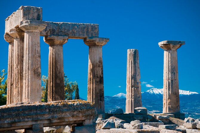 Private Luxury Biblical Tour: Apostle Paul’s Footsteps – Corinth - The Temple of Apollo and the museum
