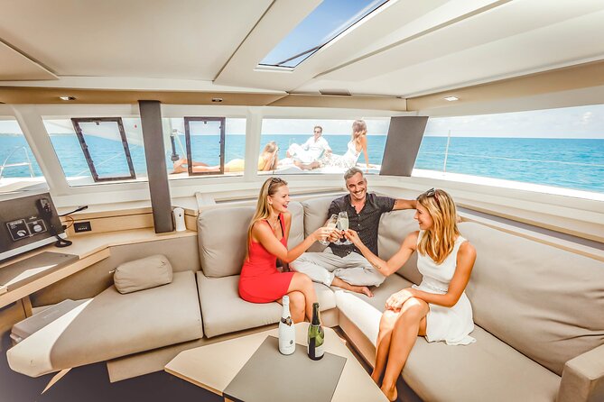 Private Luxury Catamaran Cancun to Isla Mujeres | For up to 30 pp - Playa Norte and the choice to stay aboard