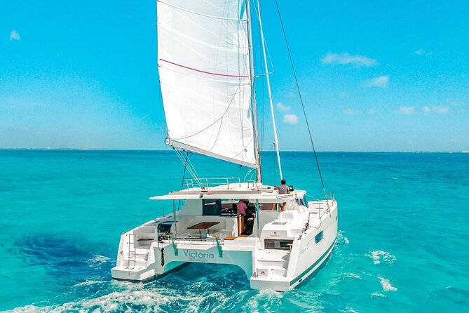 Private Luxury Catamaran Cancun to Isla Mujeres | For up to 30 pp - What the cost includes, and what it does not