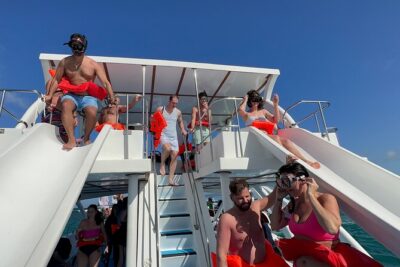 Private Luxury Double Slide Party Boat