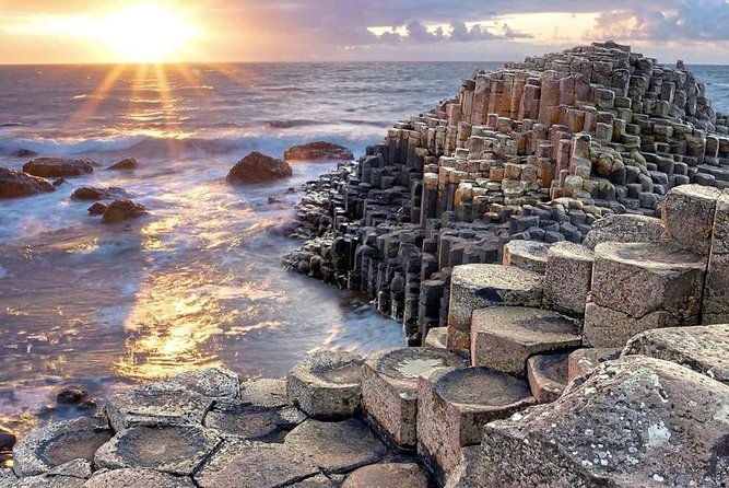 Private Luxury Mercedes Rope Bridge Giants Causeway Coastal Tour - Larrybane Quarry is a quick filming-location stop