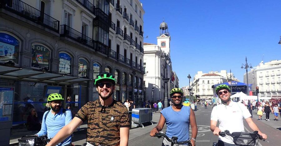 Private Madrid Bike Tour | Exclusive Guided Tour | From 30€ - Riding through Centro Madrid