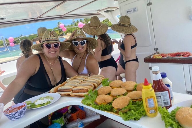 Private VIP Catamaran Party Boat Punta Cana Bavaro - First stop: snorkeling at a coral reef