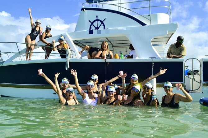 Private VIP Catamaran Party Boat Punta Cana Bavaro - Open bar, music, and the party-boat mood