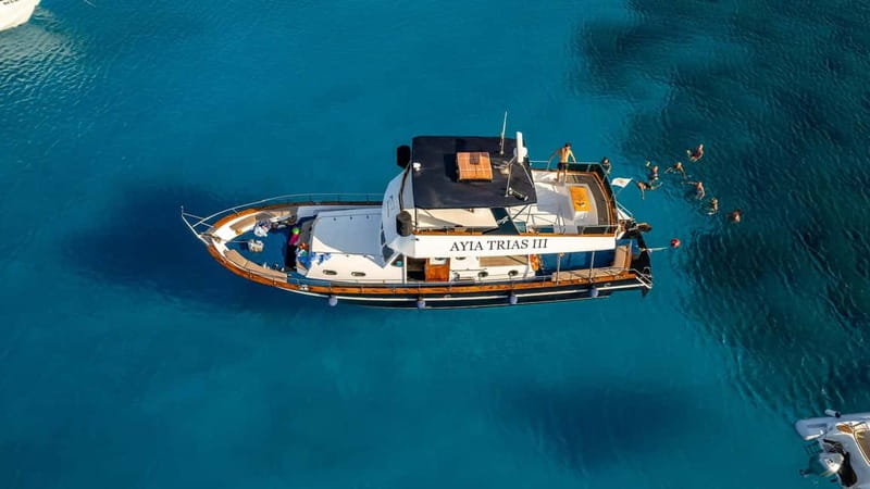 Protaras: Luxury Blue Lagoon Cruise / 3H, 2 Swim Stops - Fig Tree Bay and the Protaras coast