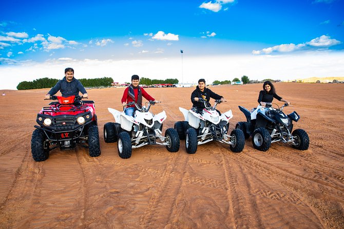 Quad Bike & Premium Desert Safari, with BBQ Dinner with 6 shows - A long desert evening beginning in Dubai
