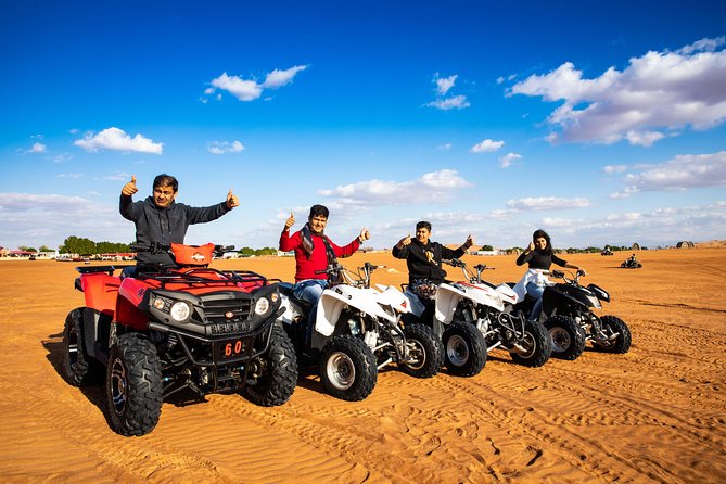 Quad Bike & Premium Desert Safari, with BBQ Dinner with 6 shows - What the $120 price really covers