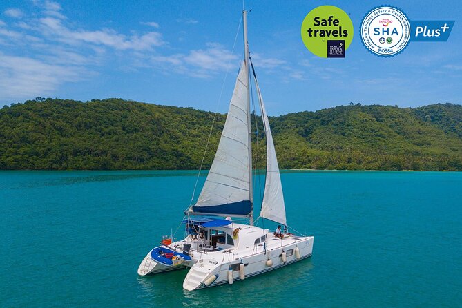 Racha and Coral Island One Day Trip + Sunset by Luxury Catamaran From Phuket - Racha Yai and the longtail boat transfer
