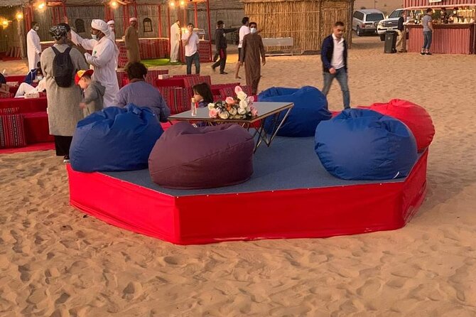 Red Sand Tourism desert safari with premium camp - Dune bashing in a 4x4 Land Cruiser