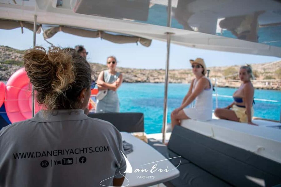Rethymno Premium Catamaran Cruise: Healthy Lunch & Open Bar - The long sail along Crete’s north coast
