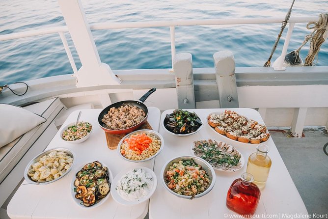 Rhodes Exclusive Swim Cruise Cocktail Open bar & Gourmet Buffet - Kallithea Springs: a calm first swim
