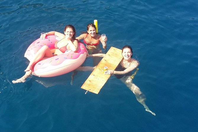 Rhodes Exclusive Swim Cruise Cocktail Open bar & Gourmet Buffet - Afandou Beach and the long pebble coast