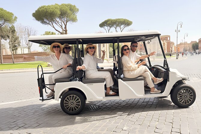 Rome: Explore Top Attractions by Exclusive Golf Cart Tour - Key points to know before booking