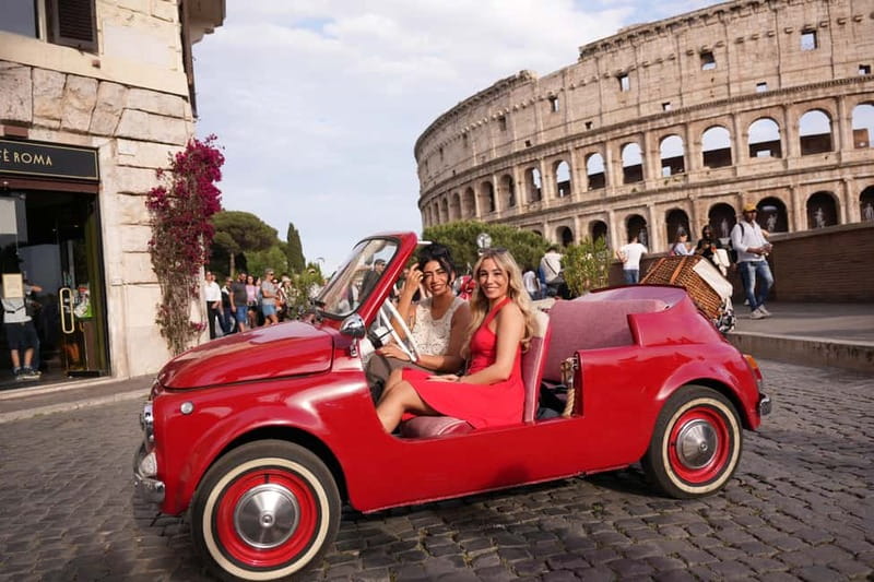 Rome in a Fiat Jolly: Exclusive Vintage Ride & Photo Tour - Giardino degli Aranci: Rome from the Orange Garden