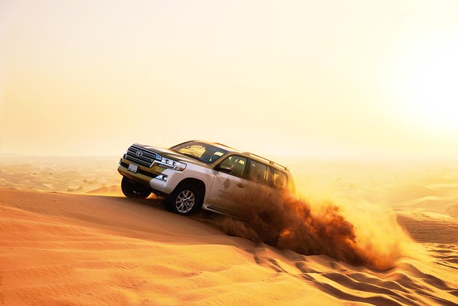 Royal Private Desert Safari - Exclusive SUV - Sandboarding and sunset photography