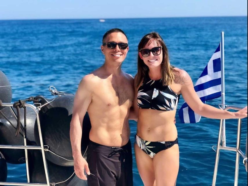 Santorini: Luxury Caldera Cruise with Full Greek Meal - What the small group really adds