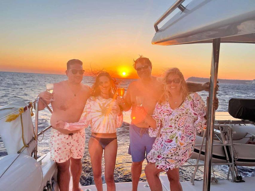 Santorini: Luxury Caldera Cruise with Full Greek Meal - Starting with pickup from your Santorini accommodation