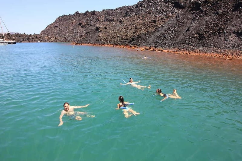 Santorini: Luxury Catamaran Cruise with Lunch, BBQ & Drinks - Thirasia, lunch, and the BBQ