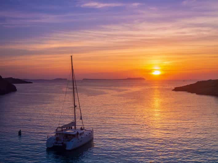 Santorini: Luxury Sunset Cruise with Dinner, BBQ, and Drinks - Why Santorini looks better from the water