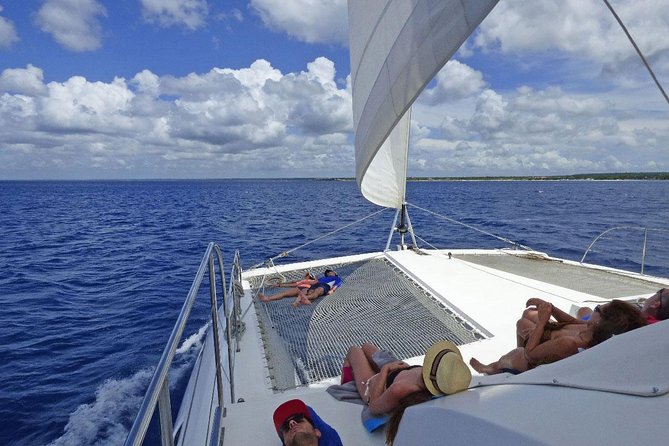 Saona Island small group and relax - luxury catamaran - Las Palmillas and the starfish pool