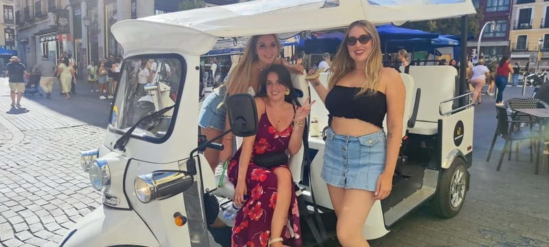 "See Madrid Differently: A Premium Private Tuk Tuk Ride" - Temple of Debod and the best views