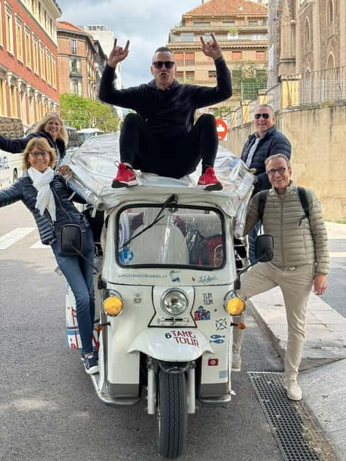 "See Madrid Differently: A Premium Private Tuk Tuk Ride" - Price, duration, and what you receive
