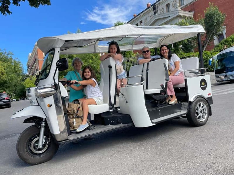 "See Madrid Differently: A Premium Private Tuk Tuk Ride" - Access, families, and practical comfort
