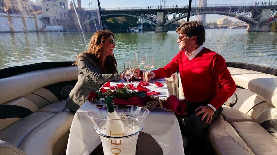 Seville: Exclusive River Boat Tour with Tapas - Finding the jetty beneath Isabel II Bridge