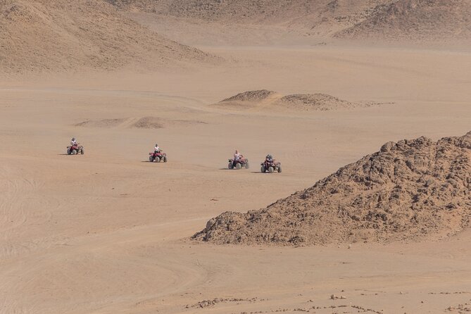 Sharm: Quad Bike or Car Buggy, Camel ride & optional VIP Bedouin Dinner & Show - Guides, staff, and photo services