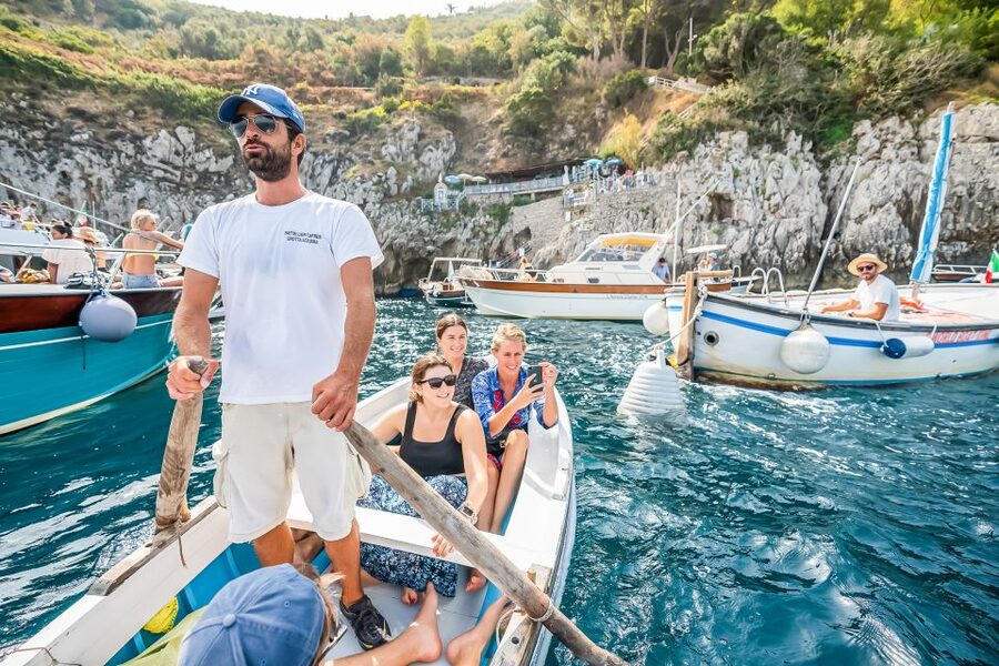Sorrento: Exclusive Capri Boat Tour and Optional Blue Grotto - The return trip and limoncello tasting