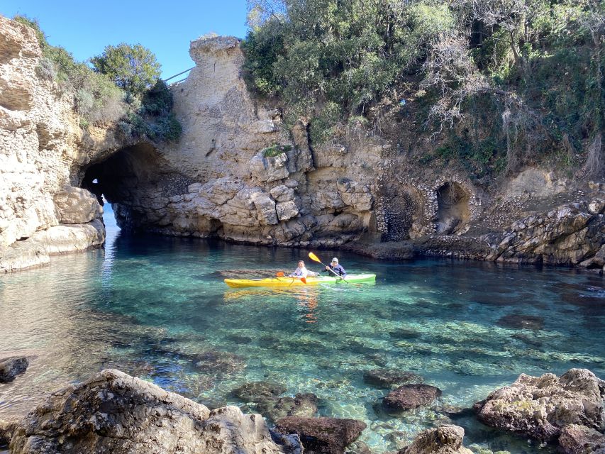 Sorrento: Premium Kayaking Experience with Swimming - Following Sorrento’s cliffs toward hidden coves